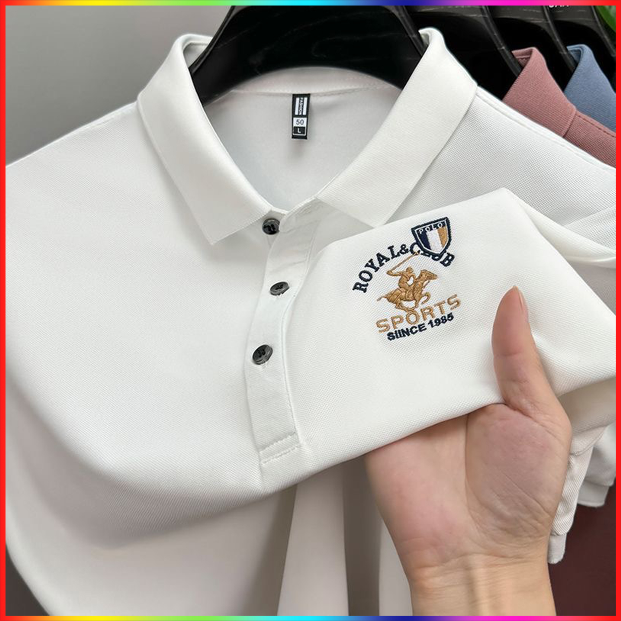 Designer Mens Polo Shirt Man Fashion Luxurys Cotton T Shirts Casual Men Golf Summer essential Solid Slim Polos Shirt Embroidery High Street Trend Top 