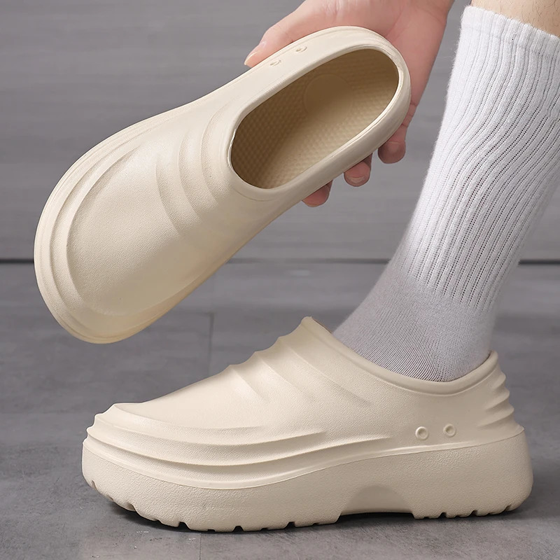 Work Shoes Waterproof OilProof NonSlip ThickSoled WearResistant Special SoftSoled Labor Protection Shoes for Kitchen C250922