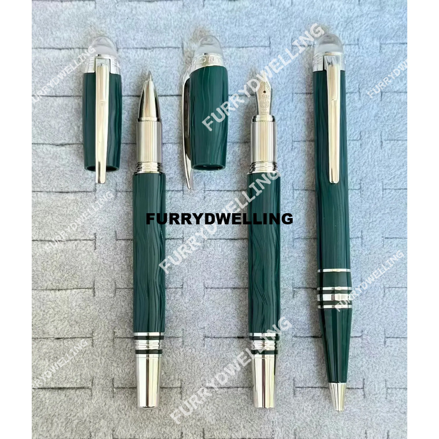 Wholesale 2025 Mb Star Traveler Series Aurora Phantom Dwe74 Fountain Ballpoint Pen, Gel Gem Pen Made Of Metal Office Gift Blance Pen No Box