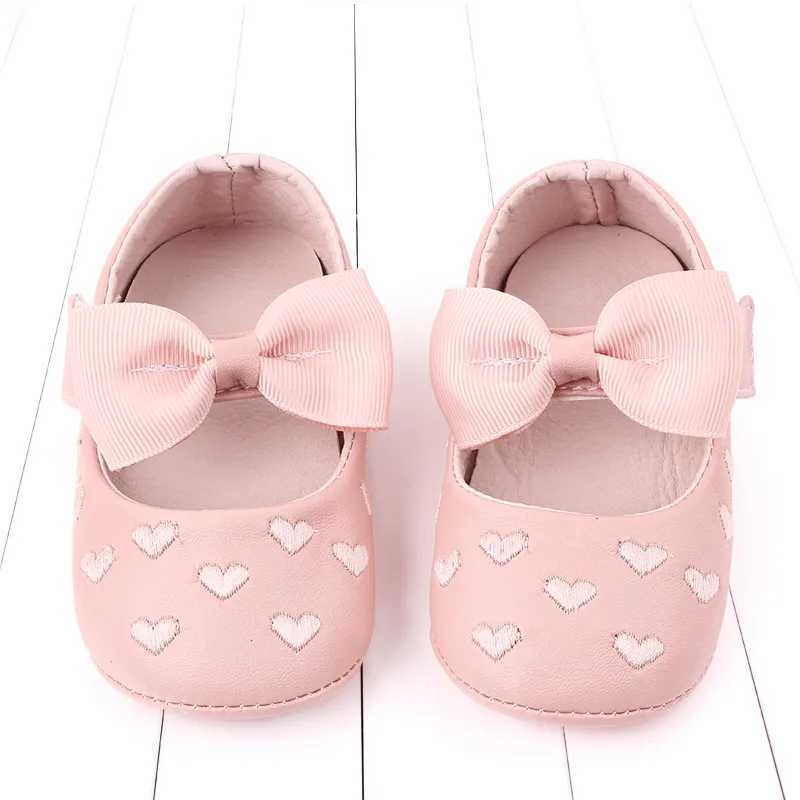 2025 Spring And Autumn Baby Girls First Walking Indoor Outdoor Toddler Shoes With High Quality PU Leather And Soft TPR Sole C251008