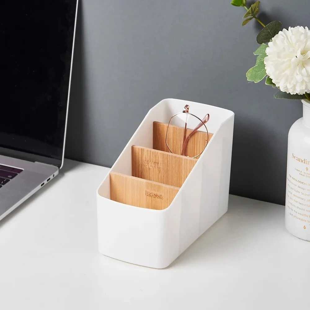 Remote Control Organizer TV Remote Holder For Table Multipurpose Desktop Storage Box Bedroom Living Room Organizer C251008