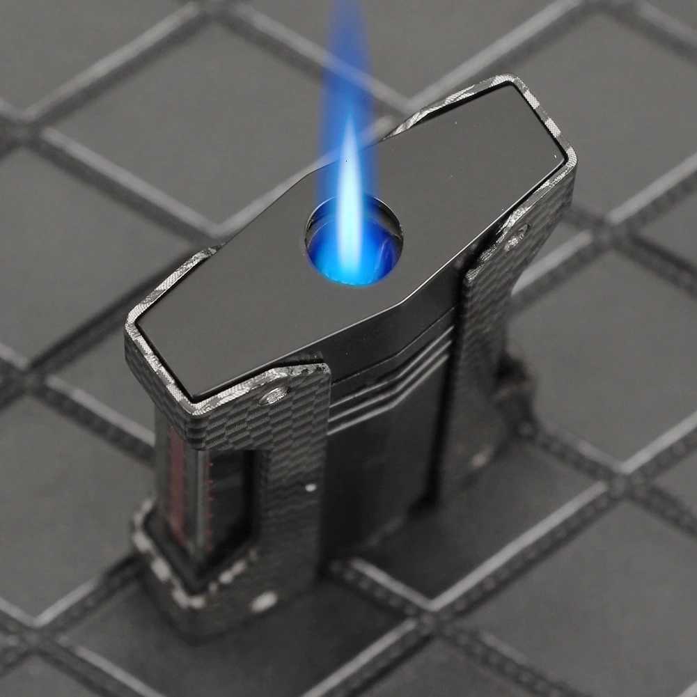 GNER Cigar Humidor Box Travel Leather Cigar Case Cedar Wood Lined Wwo Lighter Cigar Cutter Humidity Control Pack For Humidor Y251008