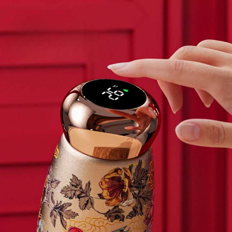 2025 New Mini Ceramic Thermos Cup Compact Portable Intelligent Temperature Lasting Insulation Small Capacity Water Cup C251008