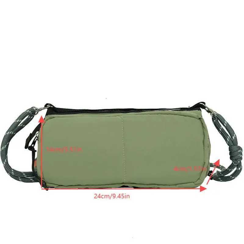 Casual Versatile Nylon Shoulder Bag Multilayer Crossbody Bag Portable Outdoor Sports Small Bag Commuter Shoulder BagsT251007