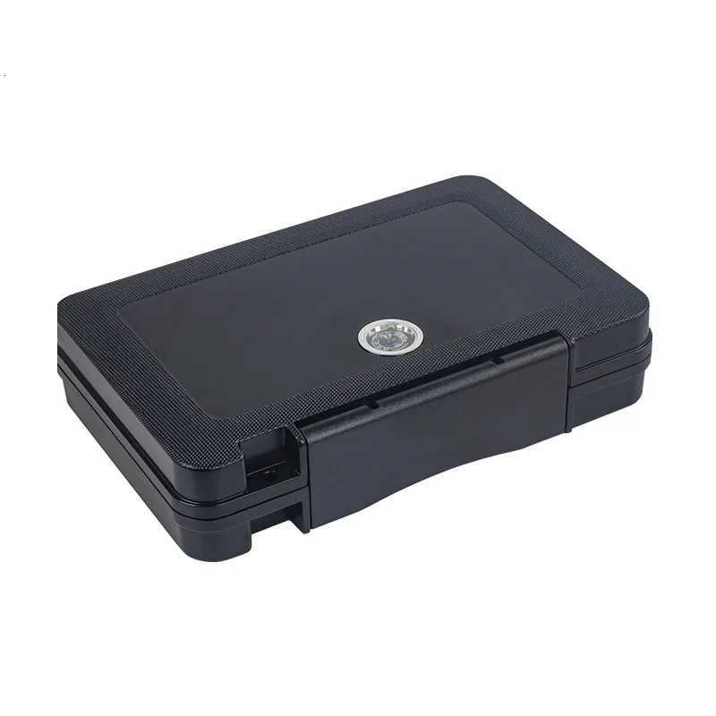 2024 New Design Cigar Humidor With Hygrometer And Humidifier ABS Travel Cigar Box Case Storage For 5 Cigars Smoking Accessories Y251008