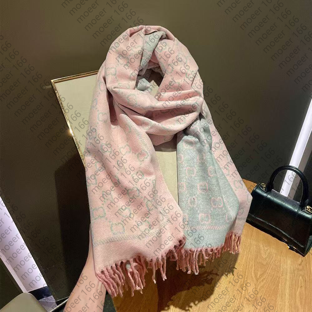 Luxury scarf Brand Designer Scarf for women cashmere scarfs sjaal mens Warm Scarfs Fashion Classic winter Worm Soft Long Letter tassels shawl AAAAA