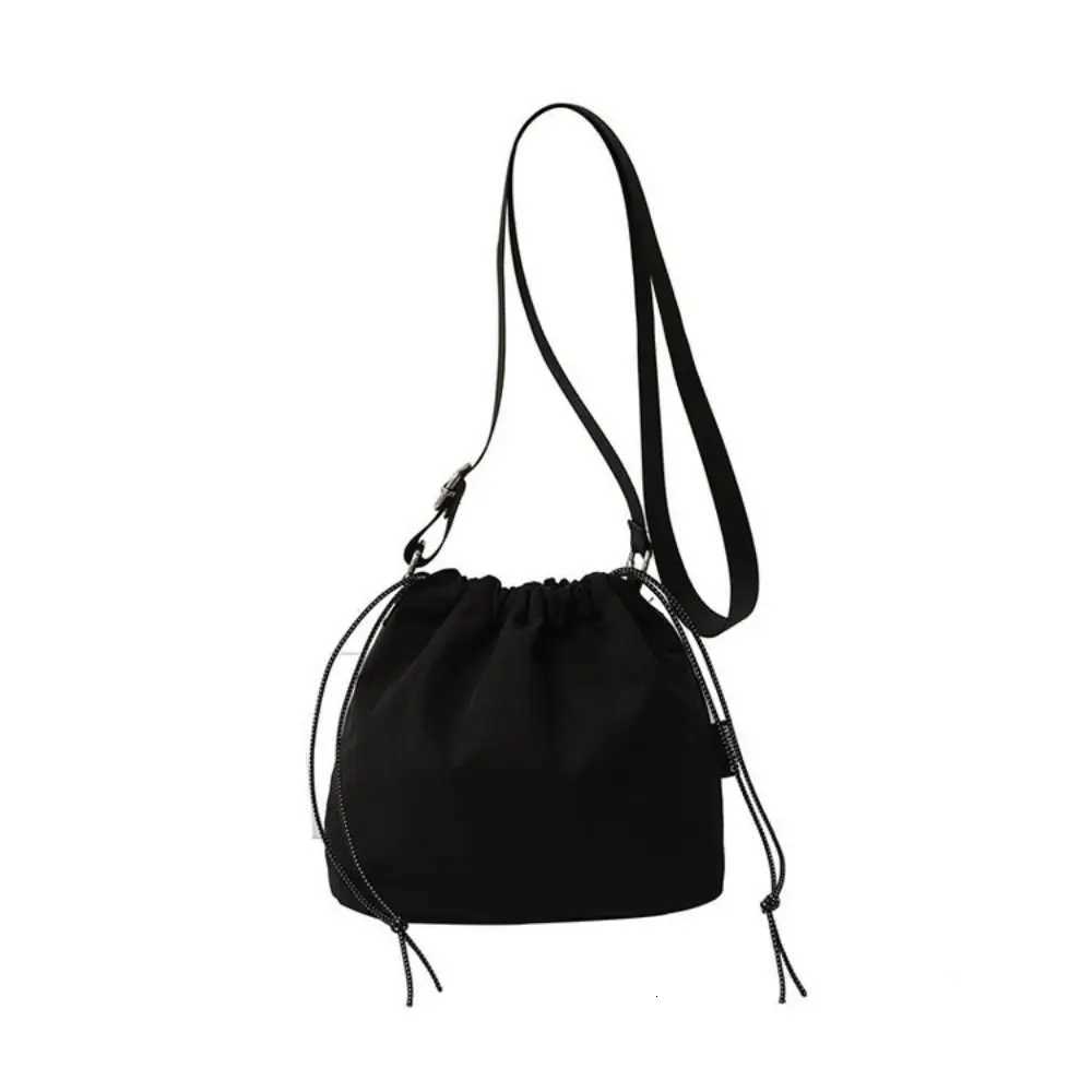 Simple Lightweight Drawstring Bag Commute Large Capacity Shoulder Bag Oxford Fashion Crossbody Bag BoysT251007
