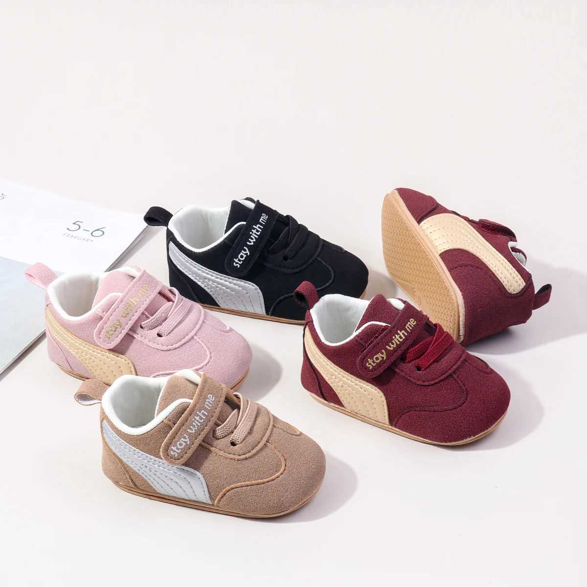 Spring And Summer Newborn Baby Boys And Girls First Walking Shoes Casual Sports Style Indoor Outdoor Toddler Shoes With TPR Sole C251008