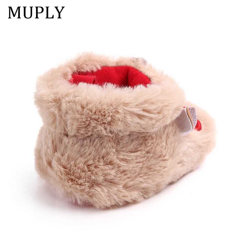 Winter Baby Girls Boys Keep Warm Shoes Muply Christmas Elk First Walkers Antislip Newborn Toddler Infant Girl Footwear Shoes C251008