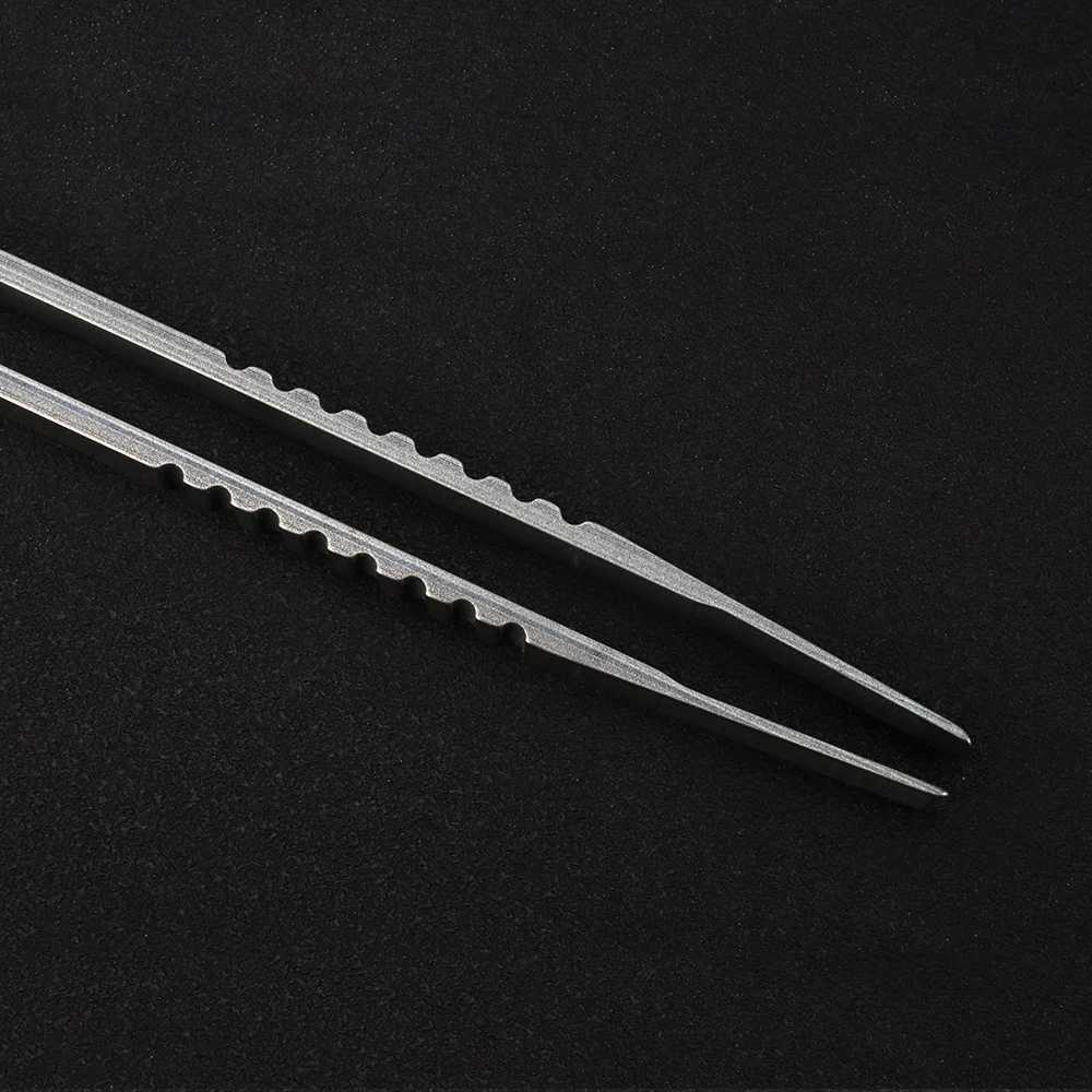 1pc Big Titanium Tweezer Titanium Alloy Clip Portable Nipper EDC Outdoor Tool J251121