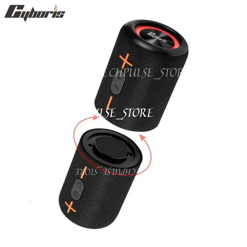 Cyboris S10 Removable Bluetooth tech73 3D Stereo Bass Portable Speaker Ipx6 Waterproof Suitable TWS Suspension Box Color Light Cl241015