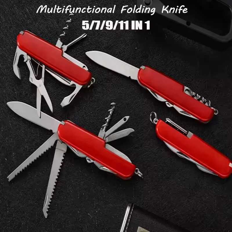 57911 IN1 Multifunctional Folding Stainless Steel Knife And Pliers for Camping Outdoor Portable Camping Survival Tools J251121