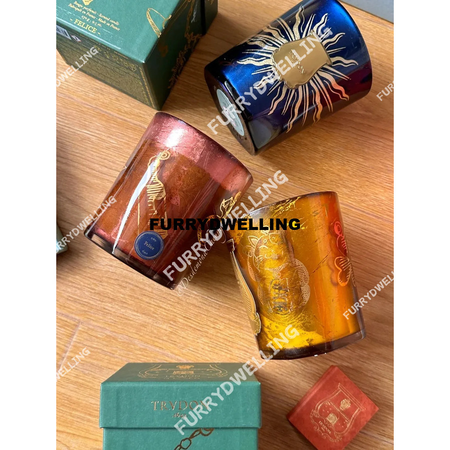Scented Candle Cire Dwe74 Trudon Scented Candle Home Plaster Aromatherapy Decoration 270Gsoy Wax Fragrance Cup Candles Not Included Cl250121