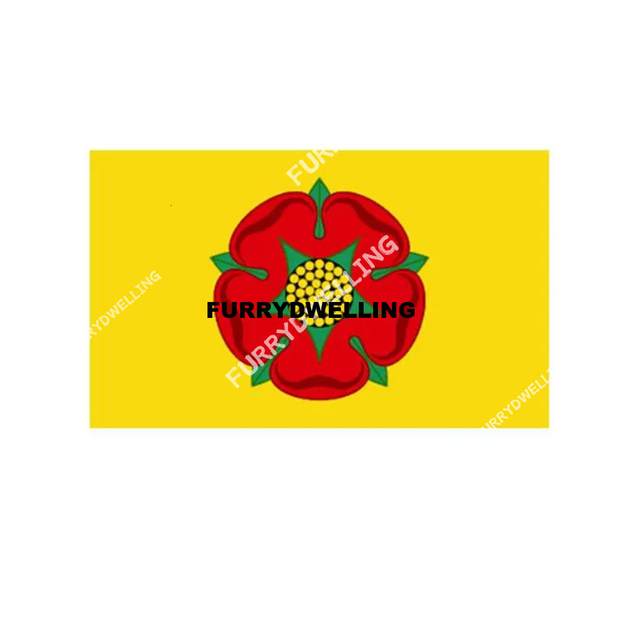 Lancashire Flag High Quality 3X5 FT England County Banner 90X150cm Festival Party Gift 100D Polyester Indoor Outdoor Dwe74 Printed Flags
