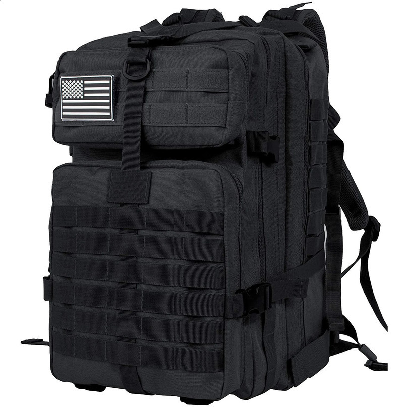 QT QY 3045L Mens Tactical Backpack HkingTraveling Bags Outdoor 3P Assault Bag EDC Molle Hiking Hunting 240813