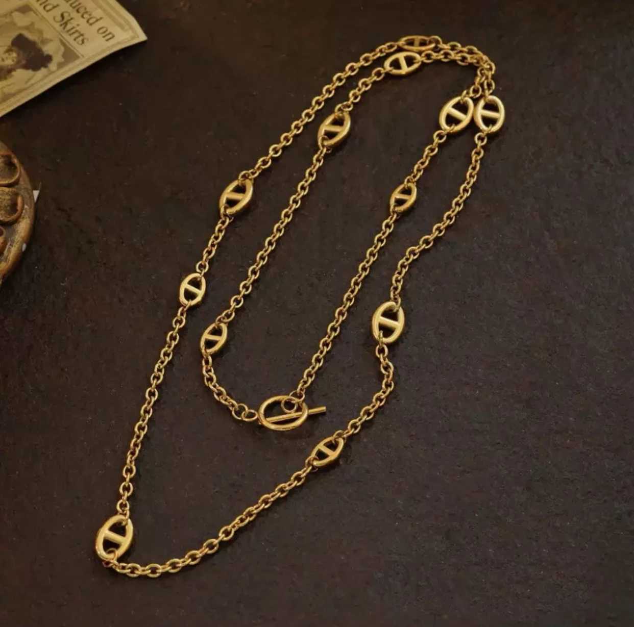 Hot sale rs 80cm 150cm luxurious design feeling men and womens necklaces highend feeling men and women can mix match W251008