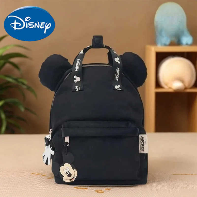 Disney 2025 New Fashion Mickey Mouse Backpack Lightweight Schoolbag For Kids Cut Backpack For Kindergarten Unisex H251008
