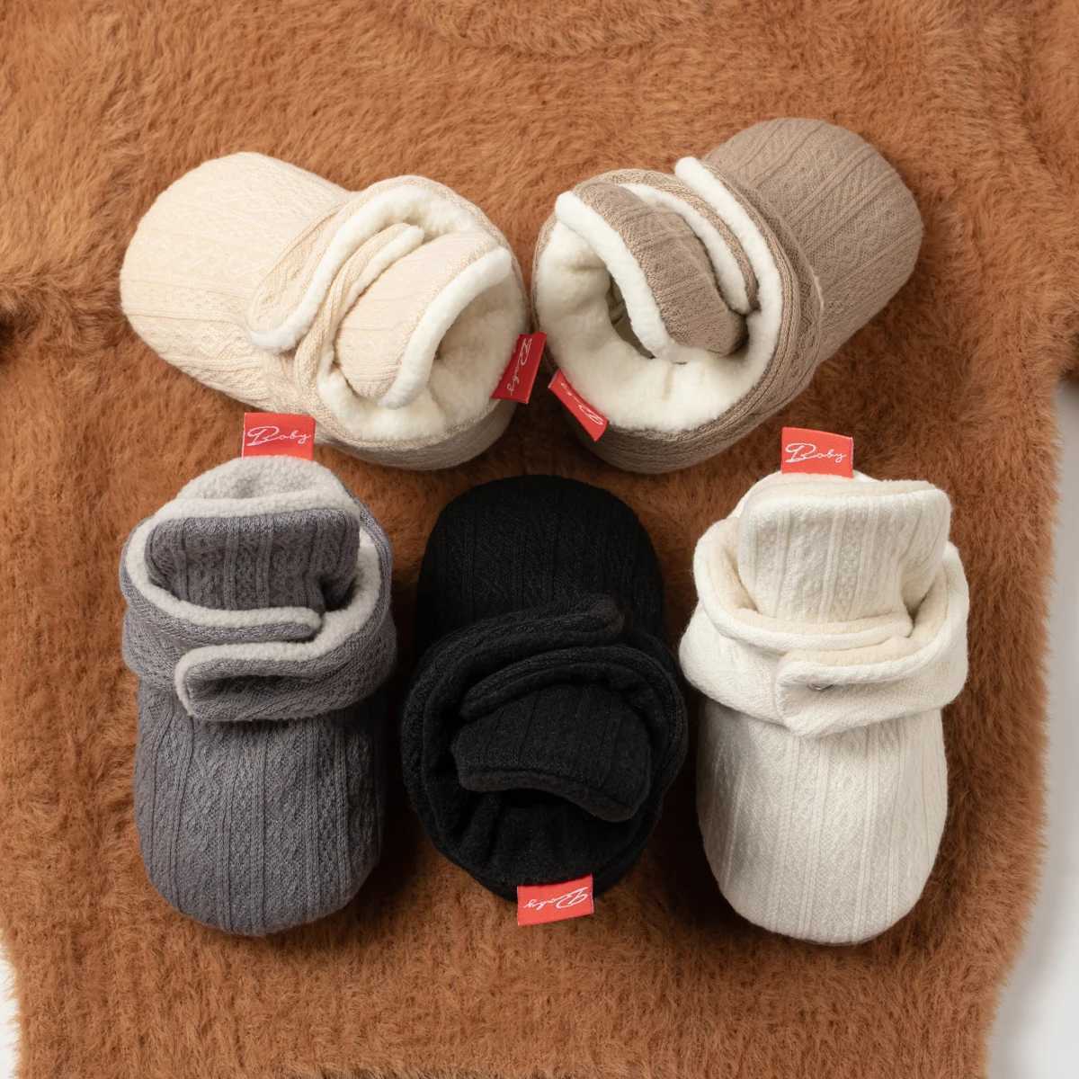 Baby Boy Girl Cute Socks Infant First Walkers Floor Booties Classic Soft Sole AntiSlip Warm New Fashion Shoes C251008