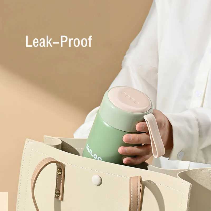 300ml MIni Stainless Steel 304 Braised Flask Thermal Lunch Box Stew Beaker Girl Students LeakProof Vacuum Flask Tumbler C251008