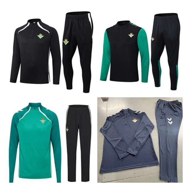 2025 2026 real betis tracksuit long ANTONY 25 26 training shirt long sleeve suit kit uniform chandal adult sweatshirt Sweater long sleeved betis men kids