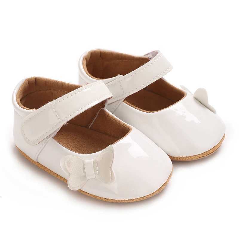 012 Months Baby Shoes PU Leather Shallow Mouth Single Shoe Bow Baby Walking Shoes Princess Shoes Baby Shoes C251008