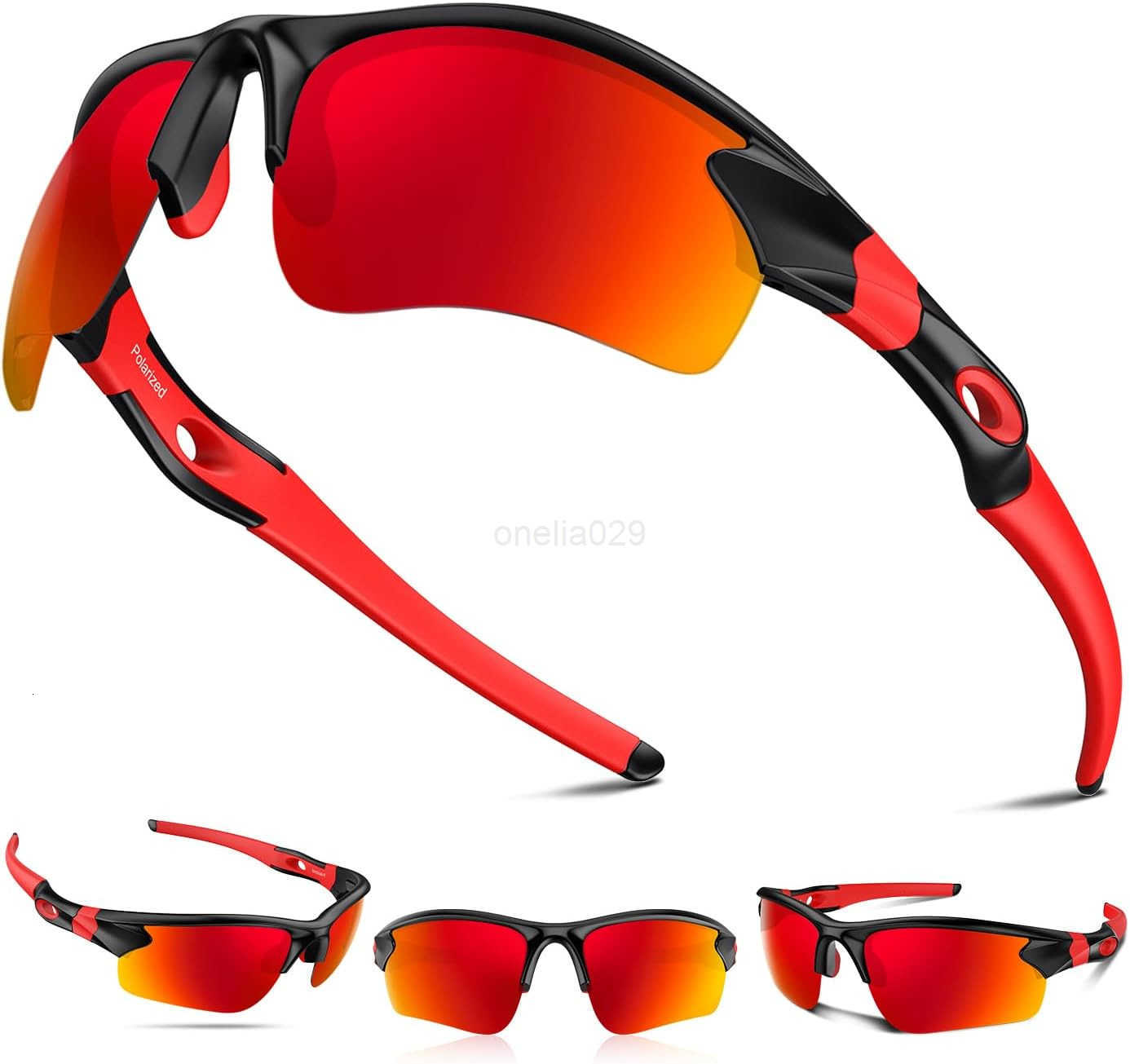 Polarized Sunglasses for Men Women Running Sunglasses Sports Cycling Driving Fishing Baseball TAC UV400 TR90 W251008