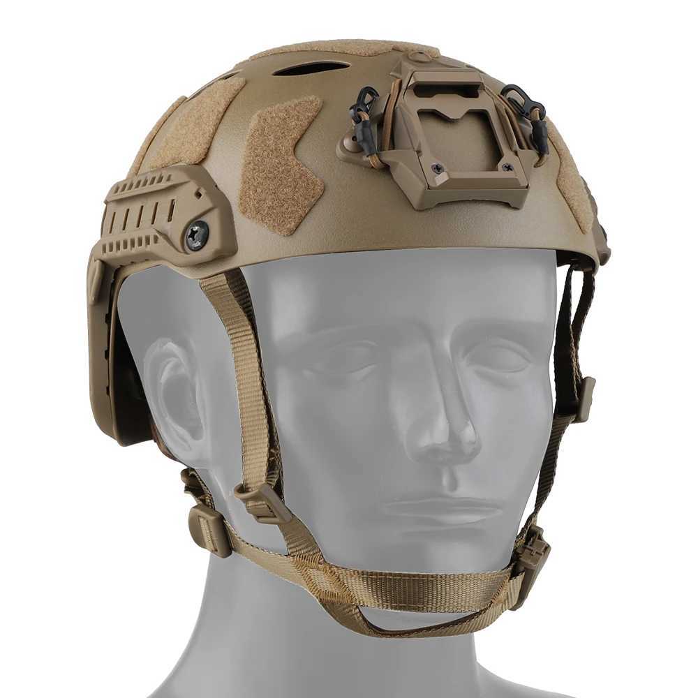 Tactical PJ Helmet Simplified Version OpsCore SF Super High Cut Helmet Outdoor Cycling Paintball Protection Fast Airsoft Helmet C251008