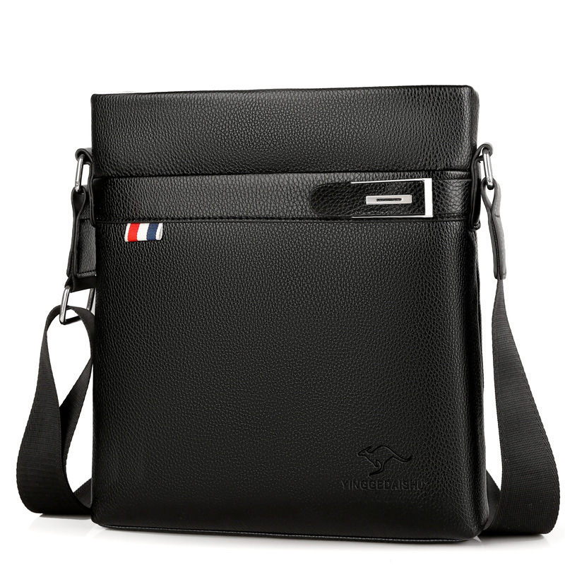New Men's Single Shoulder Crossbody Bag Fashion Casual Luxury Bag Large Capacity Waterproof Designer Bag Men's Bag Trendy Leather Bag Commut