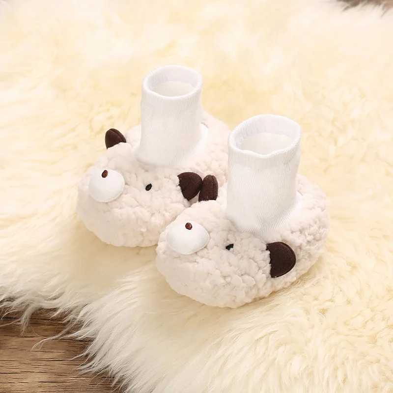 Winter New Cute cartoon Baby Booties Boy Girl Boots Cotton SoftSole NonSlip Warm Toddler First Walkers Infant Crib Shoes C251008