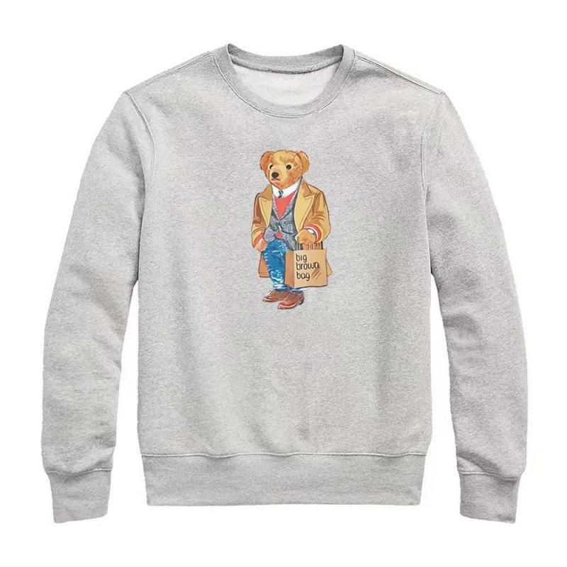 Mens Hoodies High Quty Sweatshirts Fashion Jumpers Mens Clothing Classic Bear Long Slve Pullover Man Casual Sportswear Crewneck Hoody Hoodie L2510181T