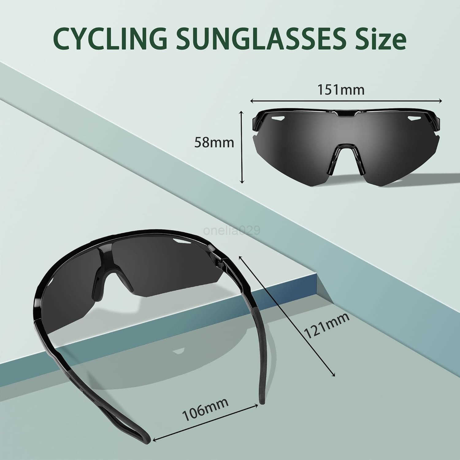 Polarized Sports Sunglasses for Men Women UV400 Protection Lightweight 24g for Running Cycling Baseball Fishing W251008