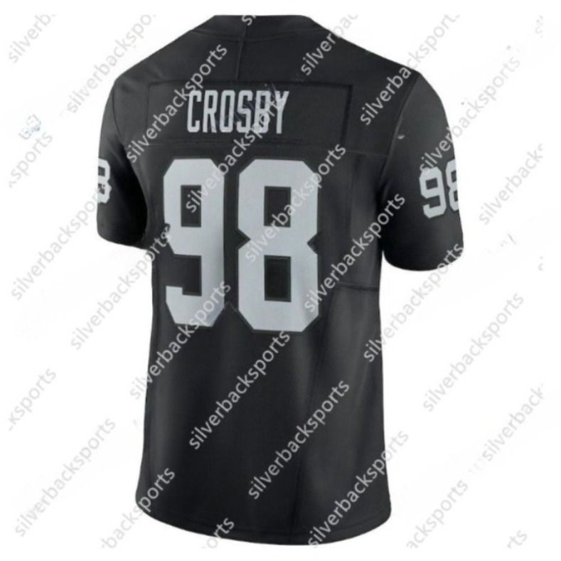 98 Crosby Football Jerseys Custom Garoppolo Hoyer Abdullah Bolden Brown Jacobs McCormick Walter White Johnson Adams Carter Sr. Meyers Miller 999