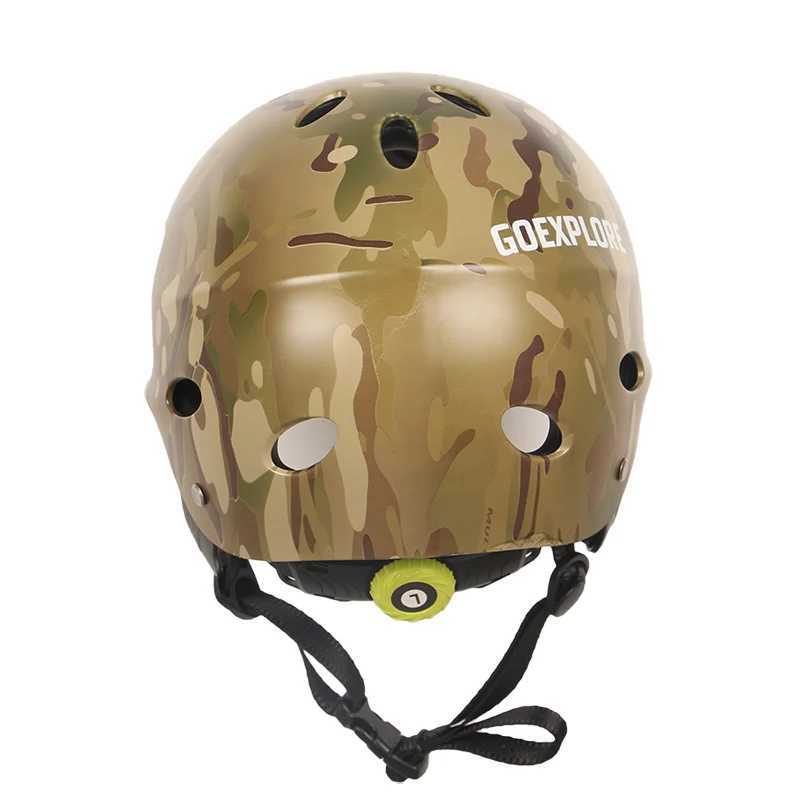 GoexploreWater Sports Helmet for Men ABS Boating Kayak Roller Skating Rock Mountain Climbing Water Sports Equipment Adult C251008