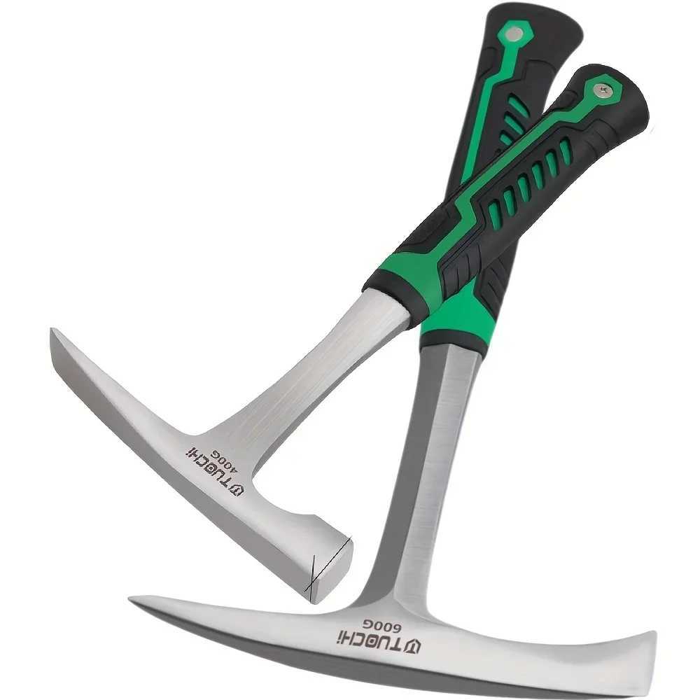 Chipping Hammer Carbon Steel Welding Hammer with Forged Steel Construction and TPR Shock Absorbing Handle J251121