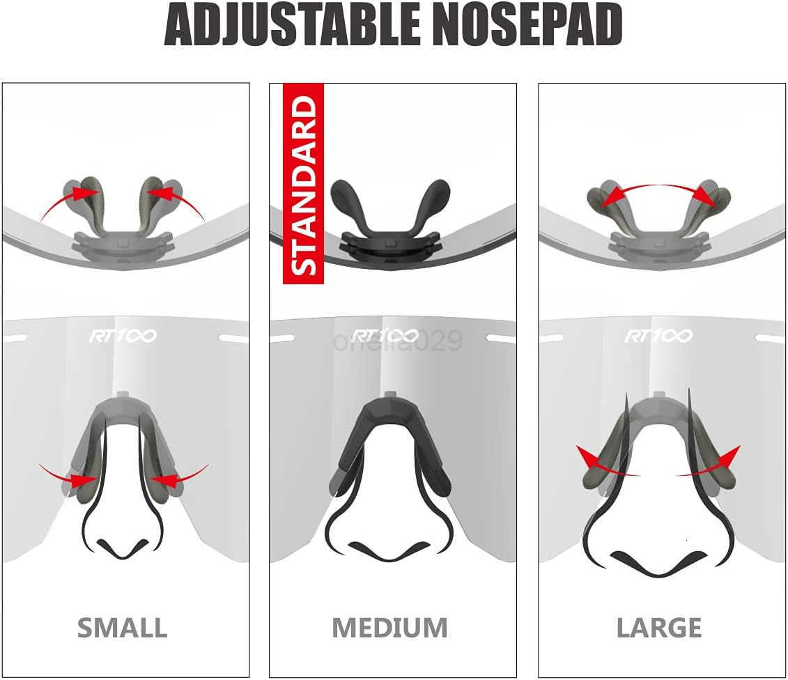 Professional wrap around Frameless Cycling Sunglasses for Men and Women W251008