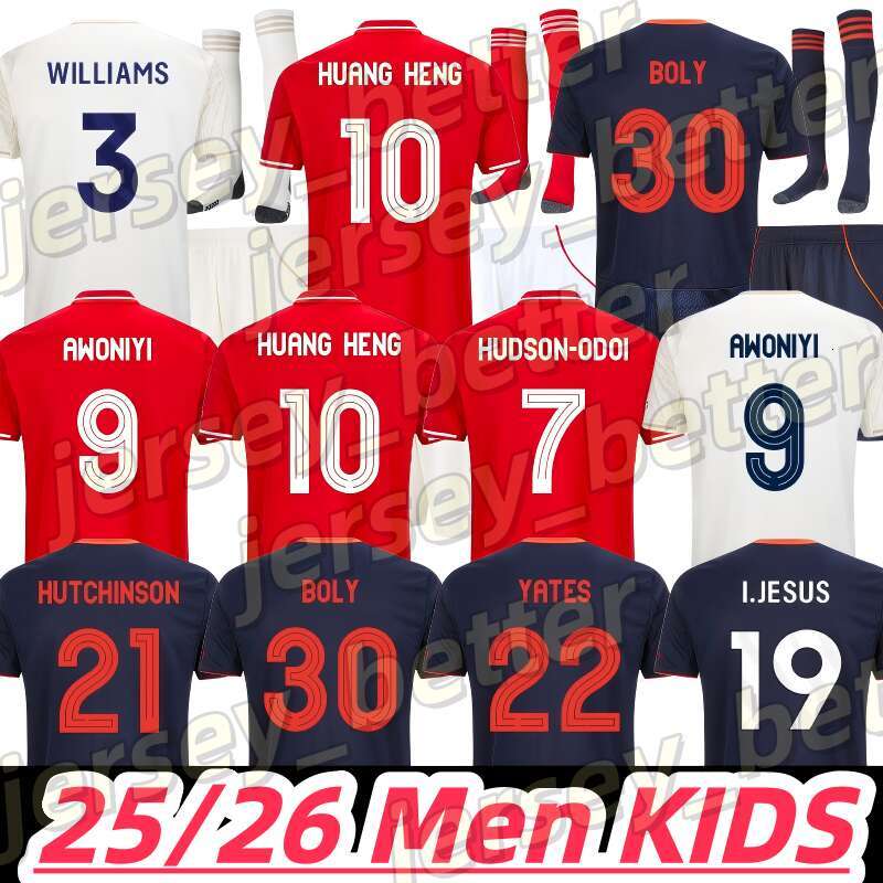 2025 2026 kids Forest Awoniyi AMEOBI KROVINOVIC ELANGA Football Shirts Men Kids Kit 24 25 26 NoTTInghamS LINGARD Soccer Jerseys GRABBAN Johnson Surridge