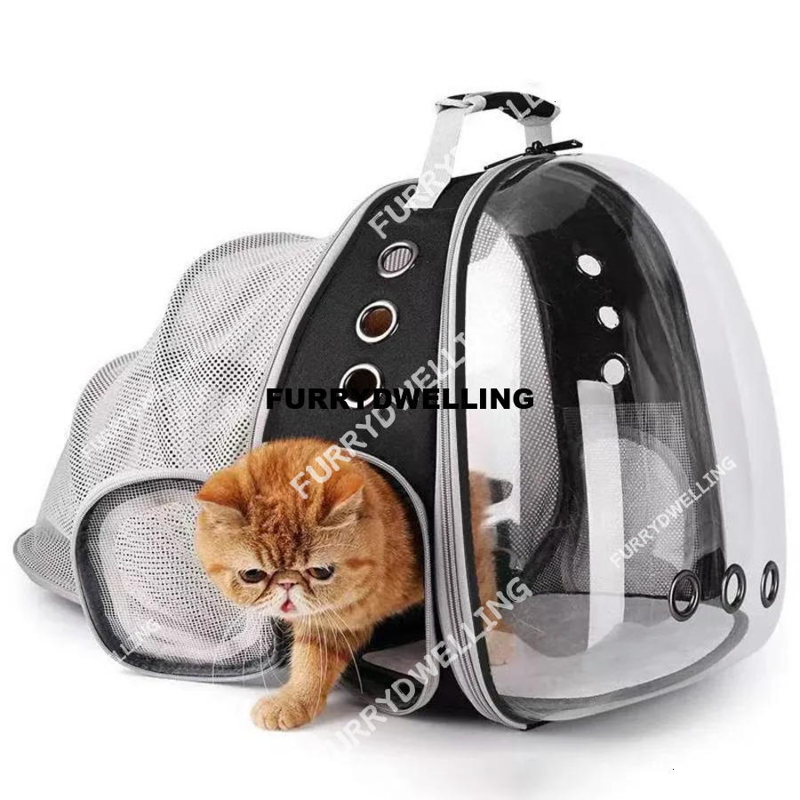 Portable Cat Backpack Space Capsule Small Dog Cat Dwe74 Outing Breathable And Extendable Shoulder Pet Bag