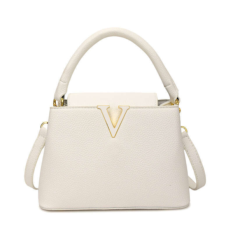 designer bag bag 2025 New Fashion Cross-Border Lychee Pattern Crossbody for Women Versatile Handbag Detachable Strap Single Shoulder Bag e11