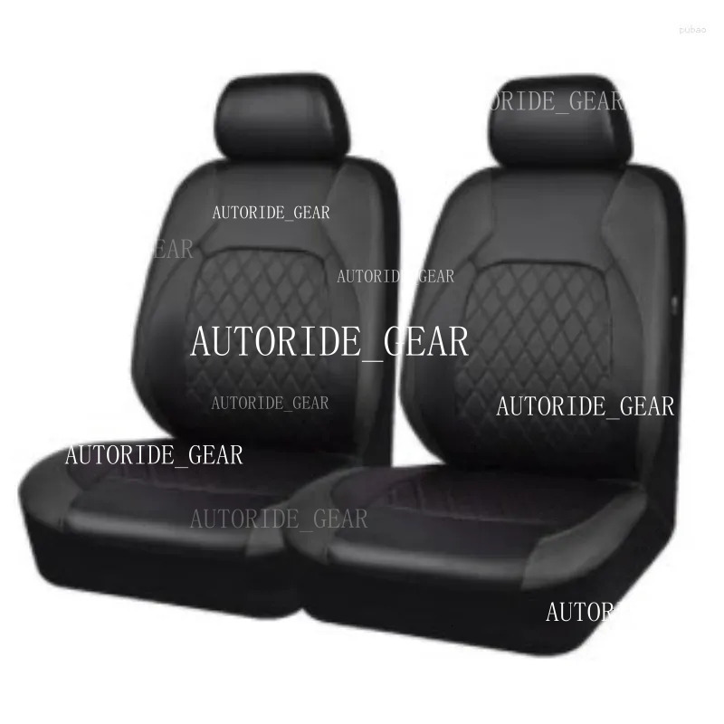 Car Seat Covers Front Two Universal Style Utor28 PU Leather Cover For Most Models Accessories Protectors
