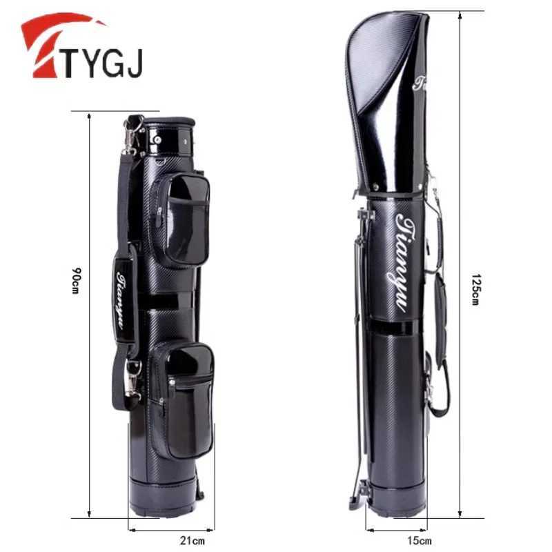 TTYGJ PU Leather Golf Bracket Bag Waterproof Lightweight Golf Rack Bag High Capacity Portable Gun Package Can Hold 89 Clubs J251008