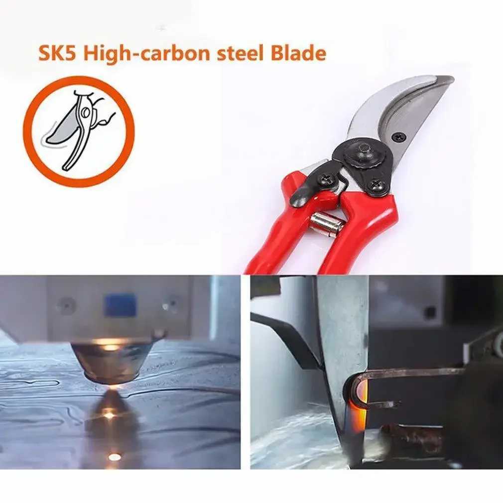 Highcarbon Steel Gardening Scissors Grafting Tool Fruit Tree Pruning Shears Bonsai Pruners Garden Shears Secateurs J251121