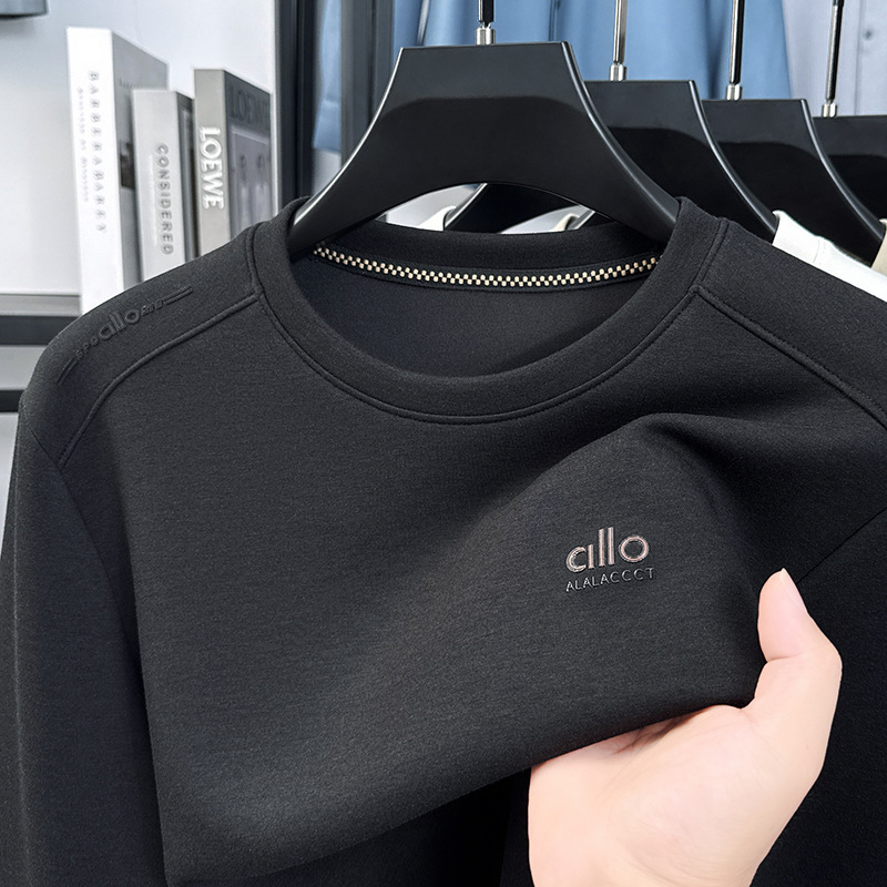 Designer Hoodie Men's Sweatshirt Round Polo Neck 2025 Autumn Winter New Fashion Trendy Loose Casual Designer Shirt Base Long Sleeve Men's T-