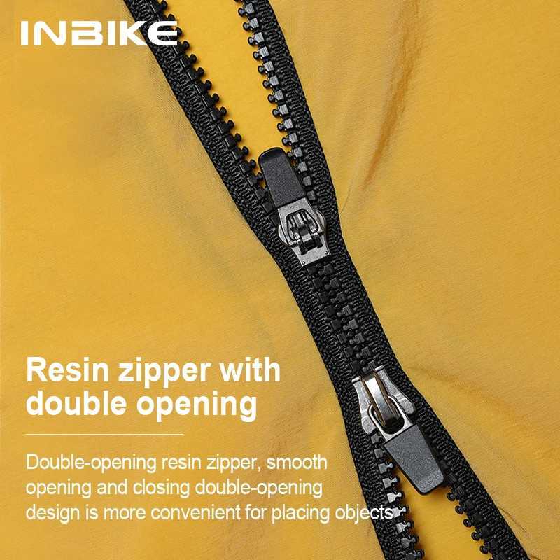 INBIKE New Cycling Jacket Mens Windproof Cycling Jacket Road Bike Waterproof Jacket Doubleended Zipper Cycling Equipment J251008