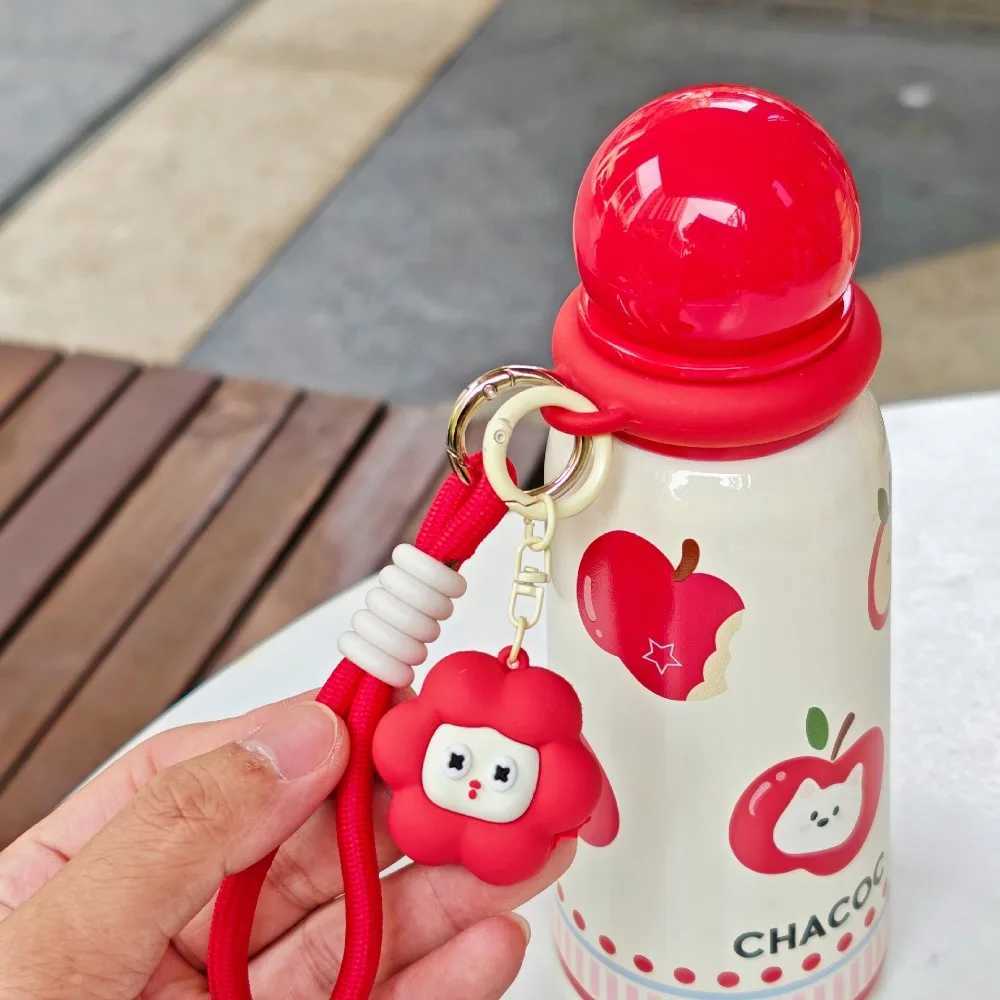 Thermos Bottle for Women Girls 400ml Vacuum Coffee Mug Stainless Steel Cold and Hot Insulated Water Cup Sports Water Bottles C251008