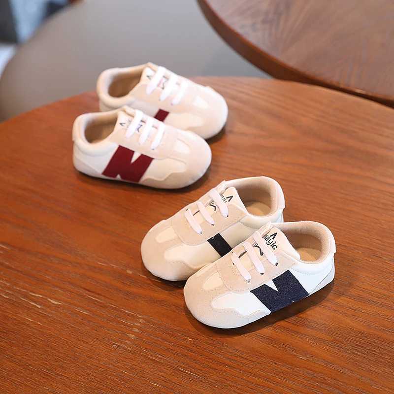 018 Months Newborn Baby Classic Sneakers Letters Splicing Baby Casual Shoe Antislip Hundred Walking Baby Boys Girls Baby Shoes C251008