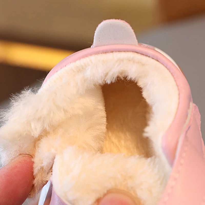 Warm Walkers Comfort Casual Simple Baby Girl Shoes Cute Cartoon Baby Shoes Winter New Called Shoe Soft Soled Anti Slip Boy Shoe C251008