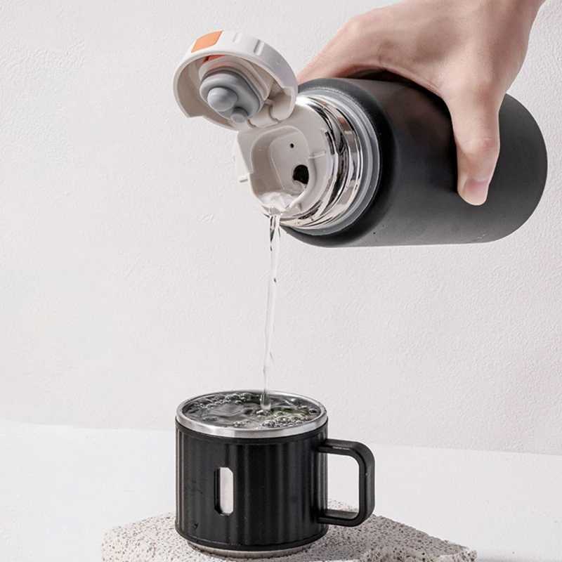 500ml Stainless Steel Thermos Bottle for Hot Coffee Vacuum Thermal Water Bottle Insulated Cup Vacuum Flasks Double Wall Travel C251008