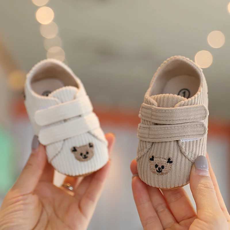 Classic Baby Shoe Boy Girl Baby Cute Animal Face Casual Flat Sneaker Baby Ankle Boot Cotton Rubber Nonslip Warm Walking Shoes C251008