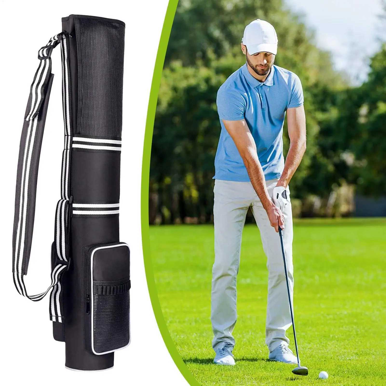 Golf Bags For Men Golf Ball Bag Holds 39 Sticks Foldable Waterproof Tee Towel Compartments Pack For Travel Practice Tournament J251008