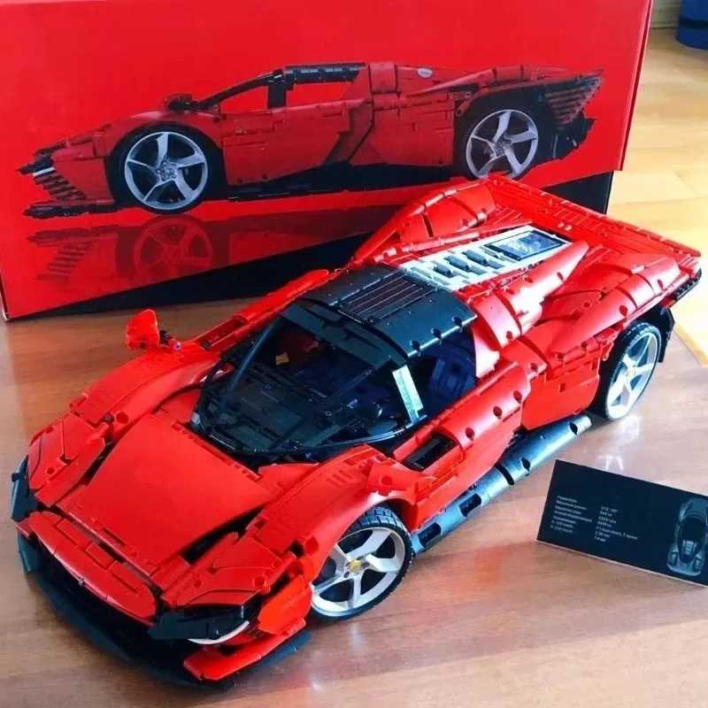 New 42143 Supercar High Tech Technical SP3 Model Building Block Sport Car Toys for Boys Girls Birthday Gift Christmas Gifts Z251008